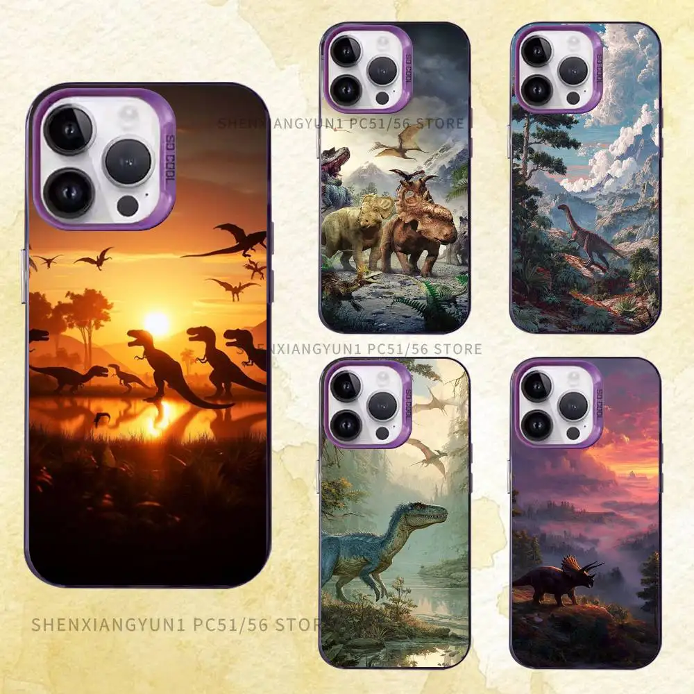 

Animal Dinosaur Phone Case For iPhone 17 16e 16 15 14 13 12 Pro Max X XR XS MAX Back Cover