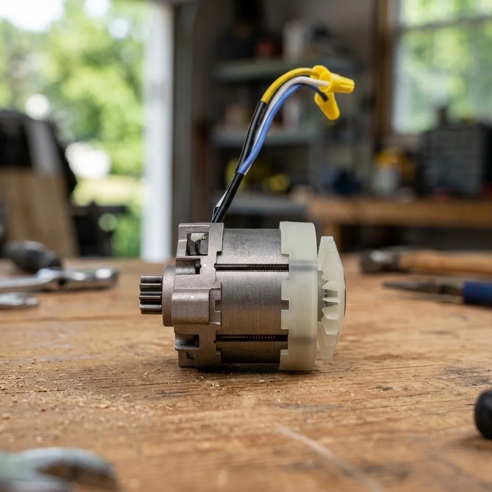 9 Tooth Brushless Motor Replacement for 18V 24V For Lithium Hedge Pure Copper Conductivity 68mm Diameter Silver