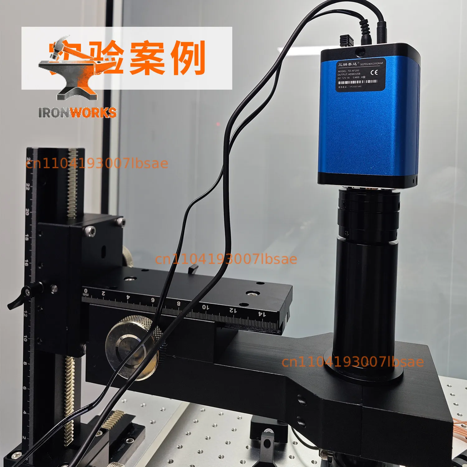 New Heavy Duty Industrial Camera Platform Dovetail Slide Lifting Lighting Test Laboratory Equipment
