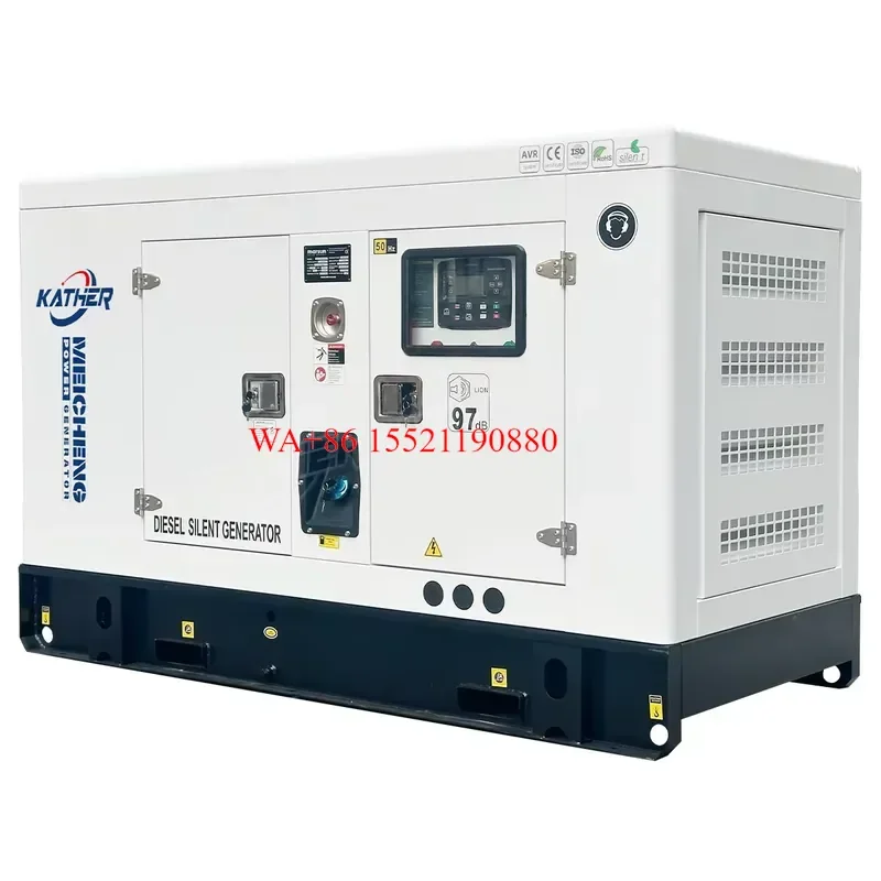 WMWMNU for 30 40 50 60 80 100KW Diesel Silent Generator Set 10000 Watts Genset With LCD Digital Display Power Station