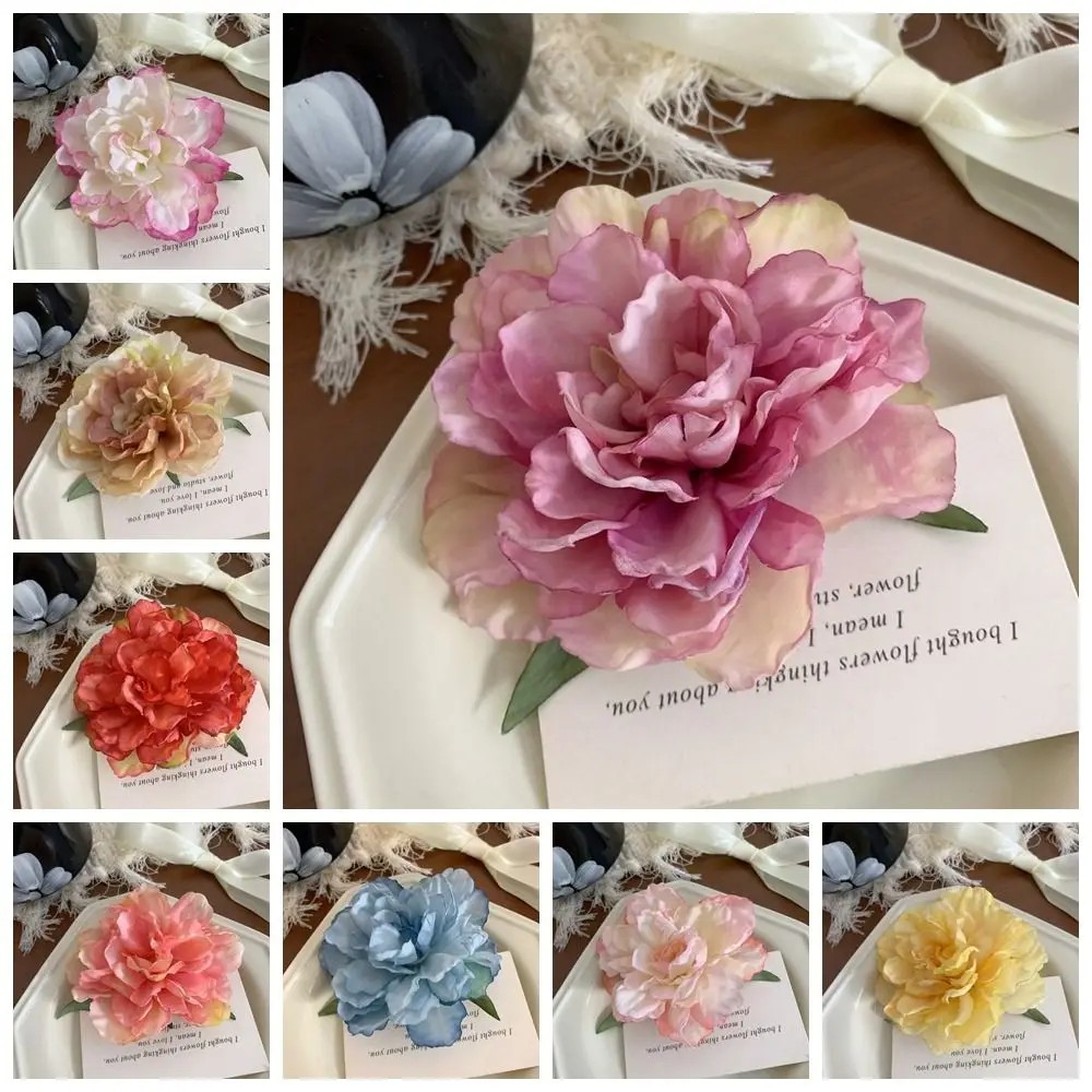 Cloth Simulation Flower Hair Clip Bohemian Style Korean Style Rose Hairpin Female Hair Accessories Barrettes Girl Hair Clip