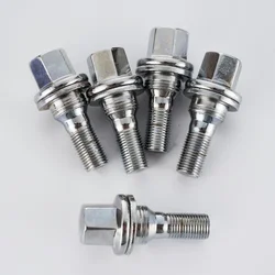 5pcs OEM Style Wheel Lug Bolts Hub Screws for Citroen Peugeot Opel Series M12x1.25 Hex 17mm
