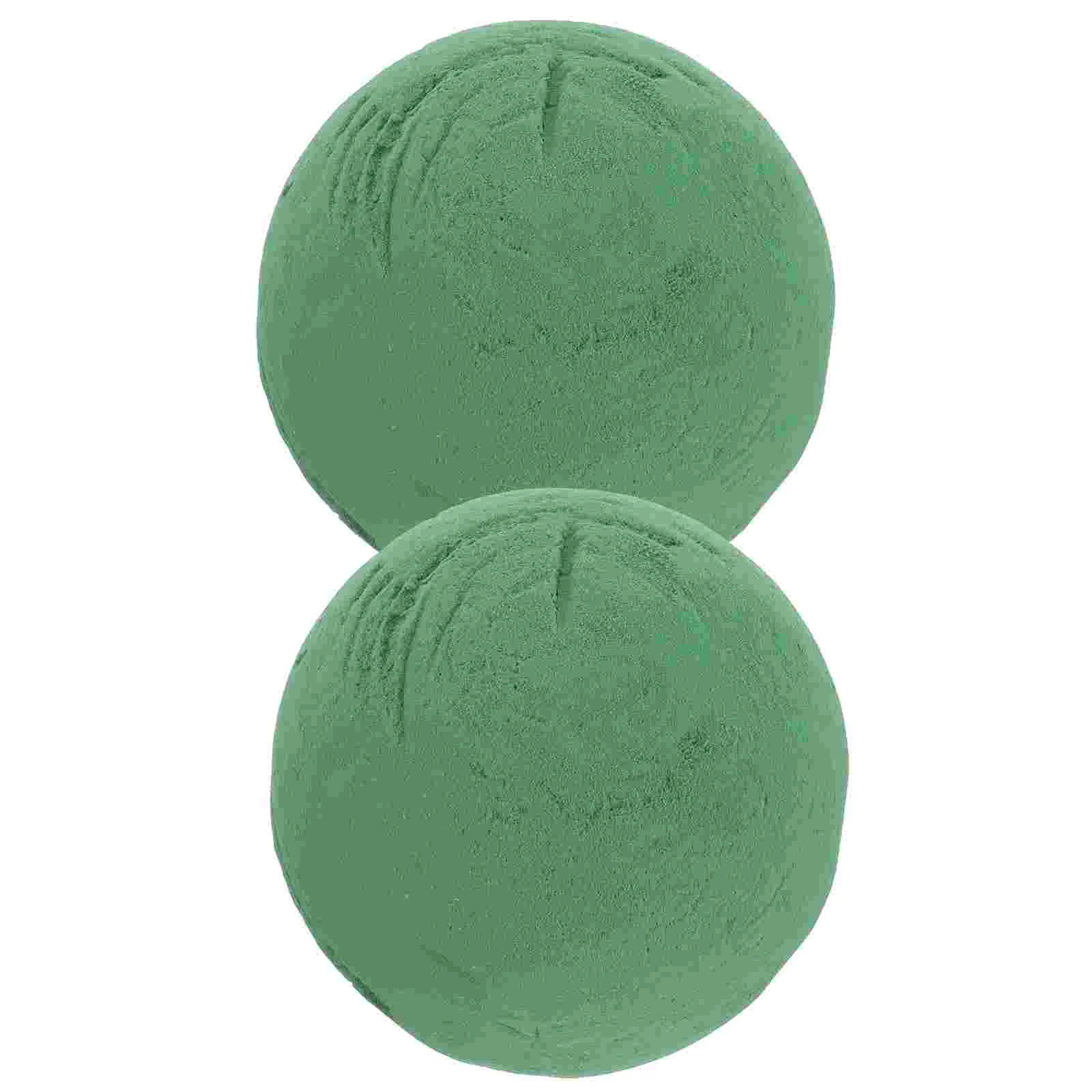 

2 Pcs Flower Mud Foam Balls Wet for Fresh Flowers Round Floral Sphere Phenolic Resin Foams