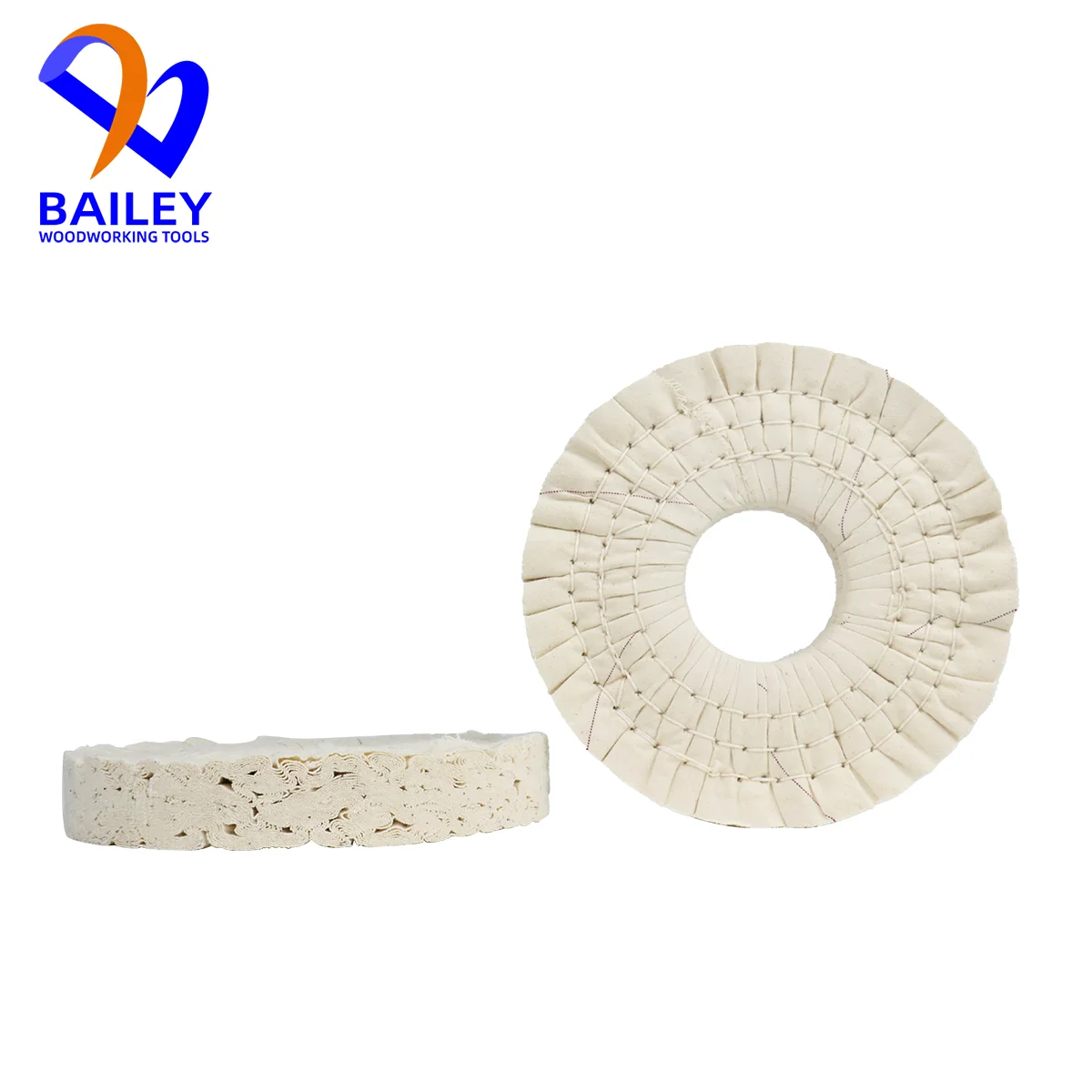BAILEY 5PCS 150x50x20mm Buffing Wheel Polishing Wheel with Wire for KDT HOMAG Edge Banding Machine Woodworking Machinery