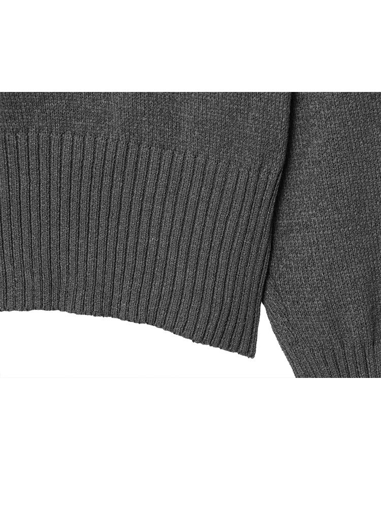 HH Women Autumn Casual Pullover Long Sleeve Slash Neck Long Sleeves Slim knitted Sweater Female Elegant Versatile Pullover Top