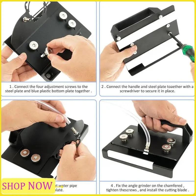 

Especial Angle Grinder Stand For Tile 45°Chamfer Cutting,With 37In Water Pipe, Special Cutting Bracket For 100Type Angle Grinder