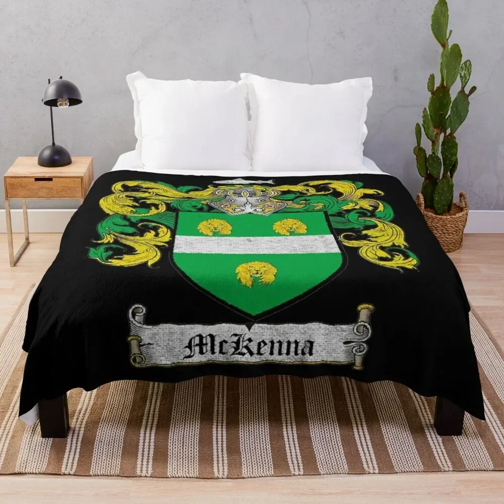 

McKenna Family Crest Scoop Throw Blanket Outdoor Soft Blanket for Picnic Beach Camping