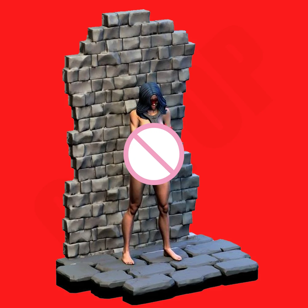 

1/24 связывающая раб тюрьма NSFW фигурка из смолы игрушка неокрашенная кукла GK в разобранном виде 3D принт сборка миниатюрная редукционная статуя игрушка