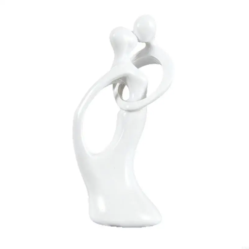   Sandstone Kiss Lover Couple Statue Abstract Art Sculptures Modern Home Decors