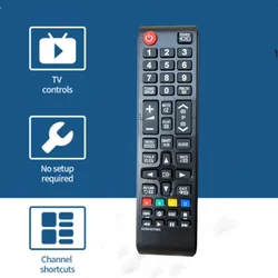 New AA59-00786A AA5900786A Remote Control for Samsung UE40F6400AW UE40F6400AWXXC UE40F6500 UE40F6500AB UE40F6500SB