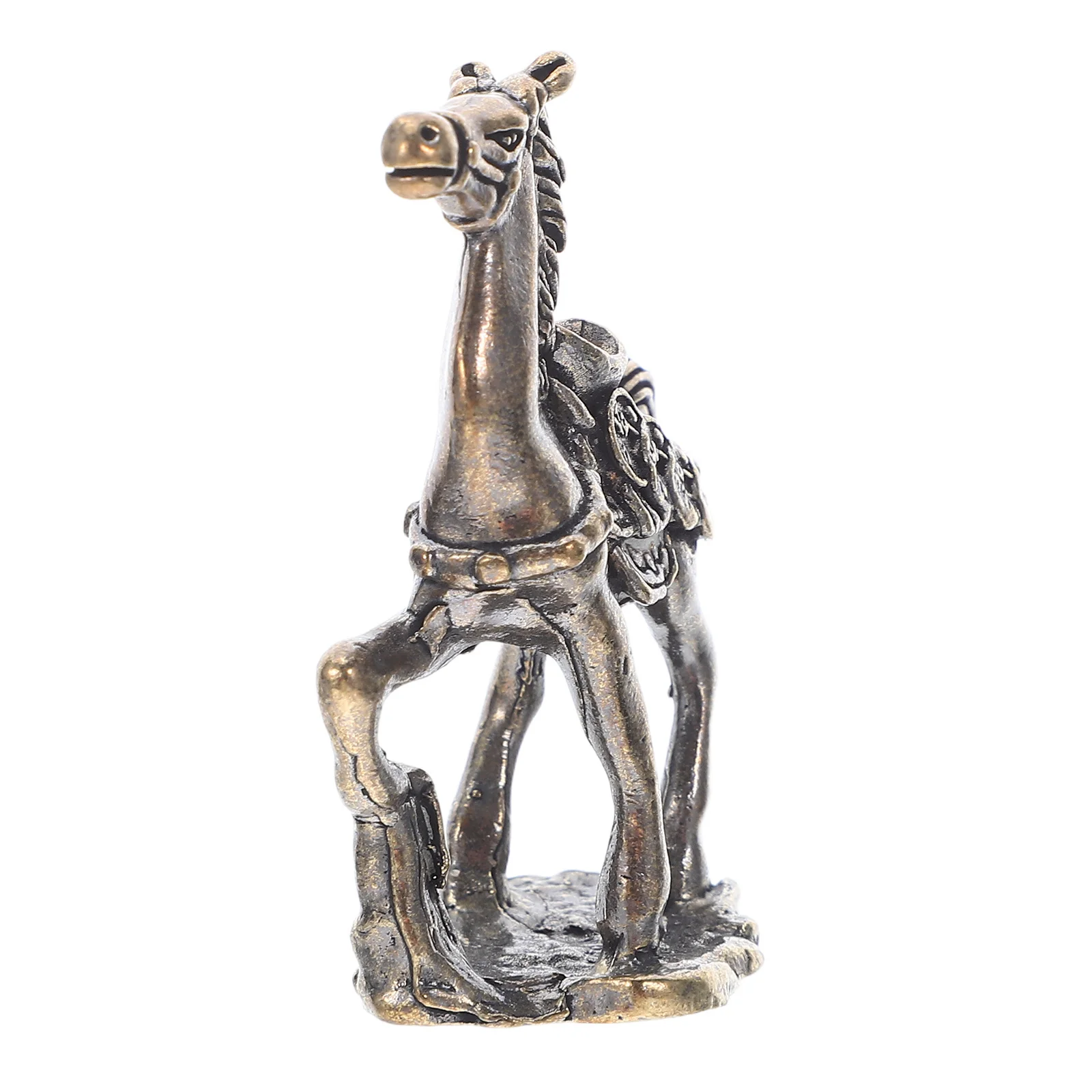 

Brass Horse Statue 2026 Year of The Horse Chinese Zodiac Feng Shui Wealth Decor Good Luck Home Office Desk Ornament
