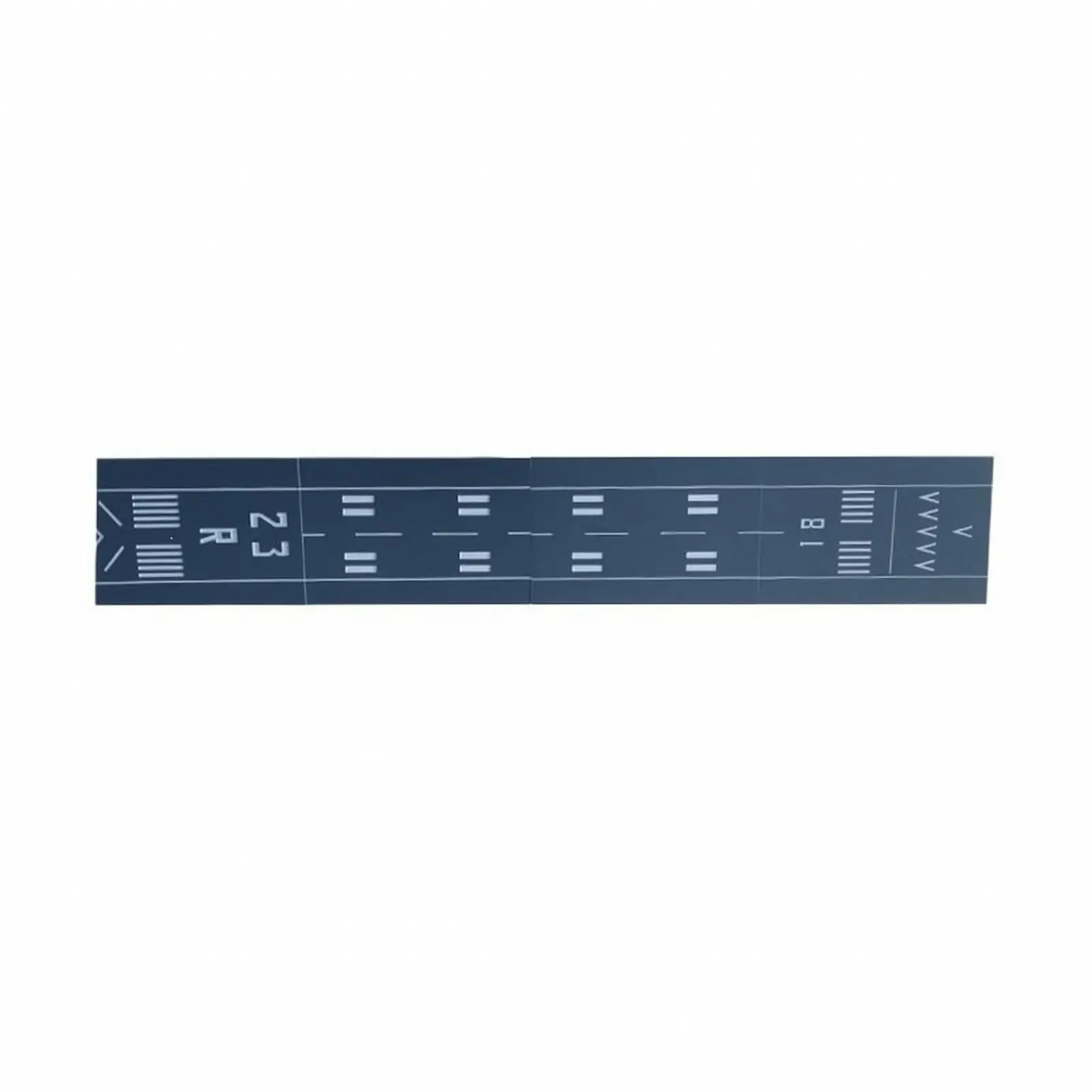 4 Pieces Modular Airport Runway Diorama Board Waterproof Runway Diorama Board with Recessed Markings for Aquarium Decorators