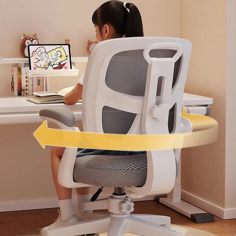 Children's study chair Primary and secondary school students correct sitting posture adjustment lifting computer chair study