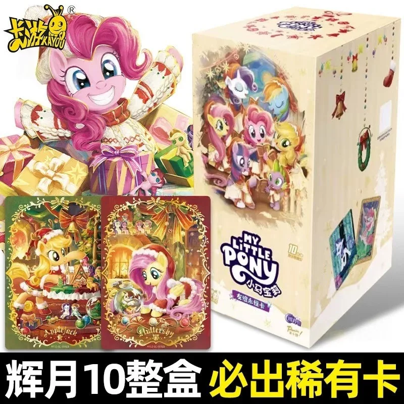 Kayou Official My Little Pony Friendship Eternal Collection Cards 10th Edition Moon Shine Pack Anime Peripheral For Collectors
