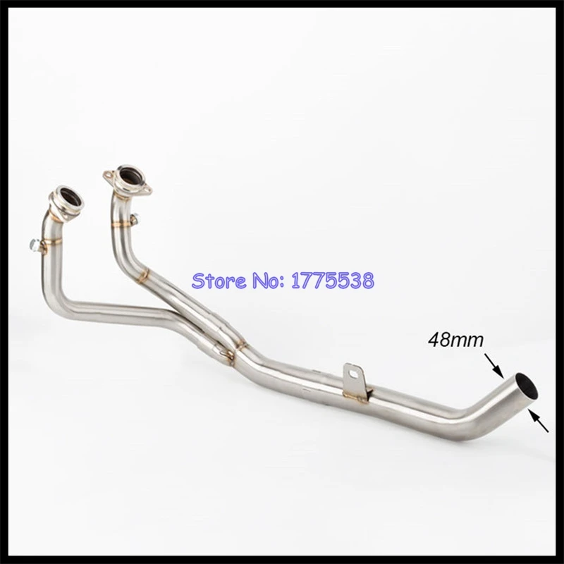 For Honda CRF1100L Africa Twin 2020-2023 Motorcycle Exhaust System Header Manifold Collecter Mid Link Pipe Muffler Escape Can