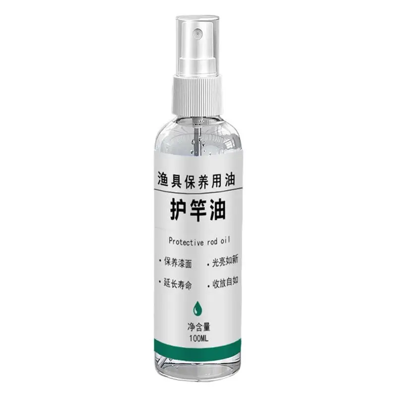 Fishing Reel Oil Spray Care Oil For Fishing Rod Spray Fishing Rod Cleaner 100ml Fishing Rod Oil For Clean Protect And Maintain