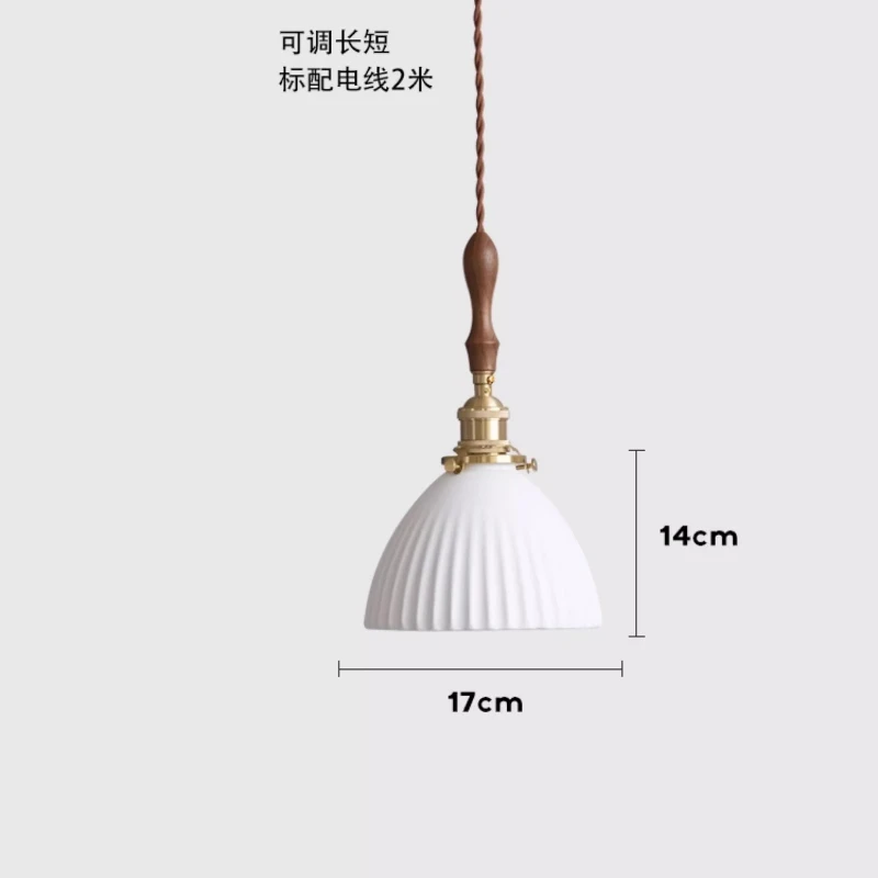 القرون الوسطى السيراميك غرفة نوم السرير قلادة صغيرة أضواء الأمريكية الرجعية دراسة مطعم منصة مشروبات مصمم خمر مصابيح معلقة