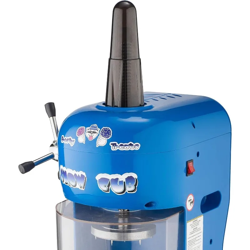 Great Northern Popcorn Company Ice Shaver, Barbeador de gelo azul, 6062, 14L x 17W x 34 in H