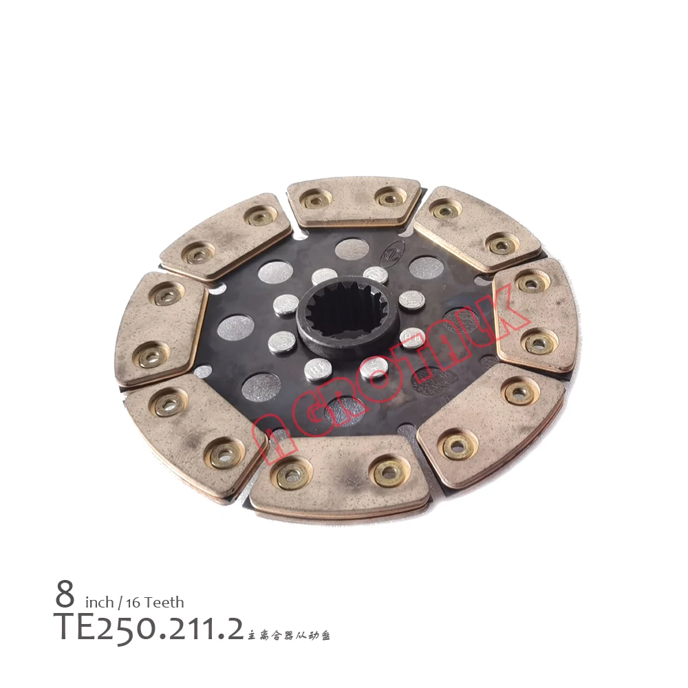 Disco de embraiagem para trator Foton Lovol, FT201021.015, TE250.211.2, TE250.211.3, TE300.211C.1