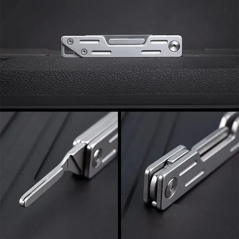 Machinery Stainless Steel Folding Scalpel Medical Folding Knife EDC Outdoor Unpacking Pocket Knife with 10pcs Replaceable Blades