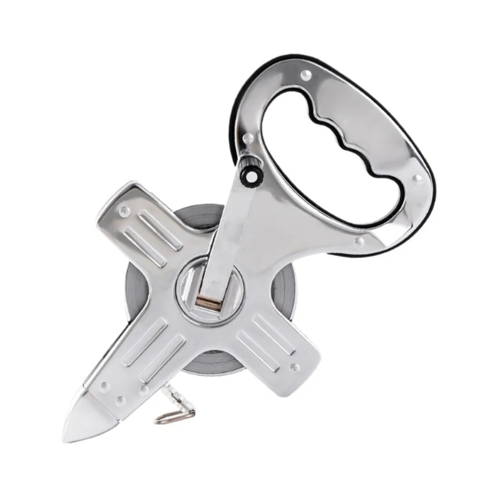 

High Quality Portable Steel Frame Ruler Open Reel Long Steel Tape Metric Scale Tape Precision Measuring Retractable Tape Measure