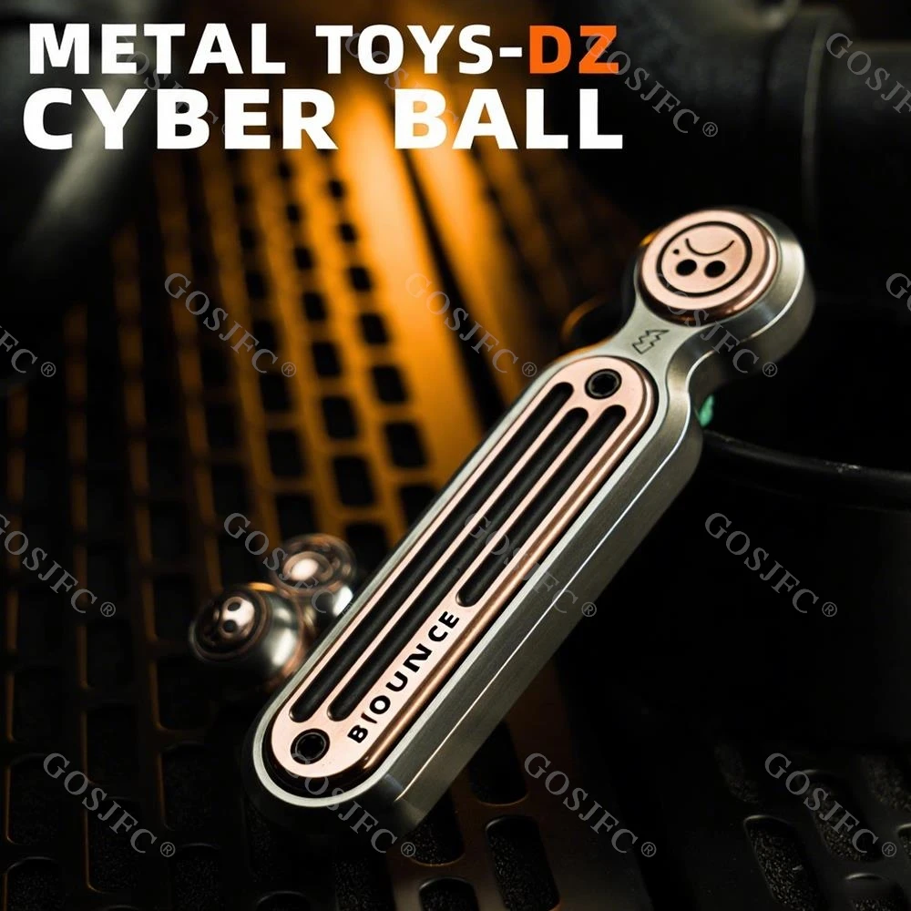 Dz. Cyber Ball Beat Push Slider Anxiety Toys Titanium Stainless Steel Portable Office Desk Accessories For Adults