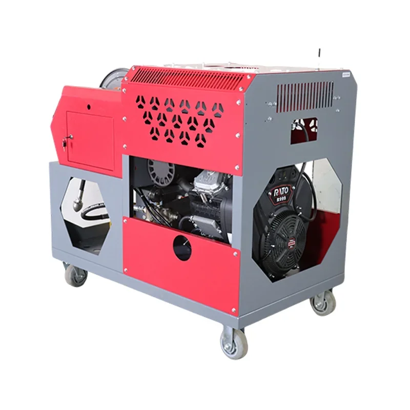 New OEM 37HP Heavy Duty High Pressure Jet Cleaner Cold Water Cleaning for Pipeline Drain Sewer Cleaning Residue Free