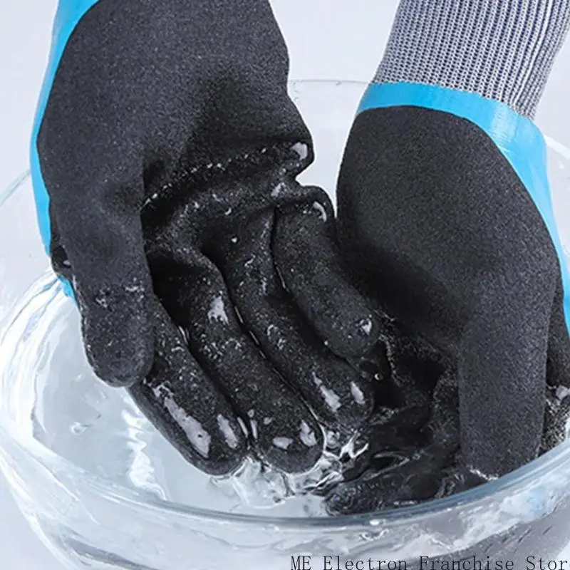 T5ea 2/4 زوج قفازات العمل للبستنة مستودع الصيد قفاز مقاوم للماء