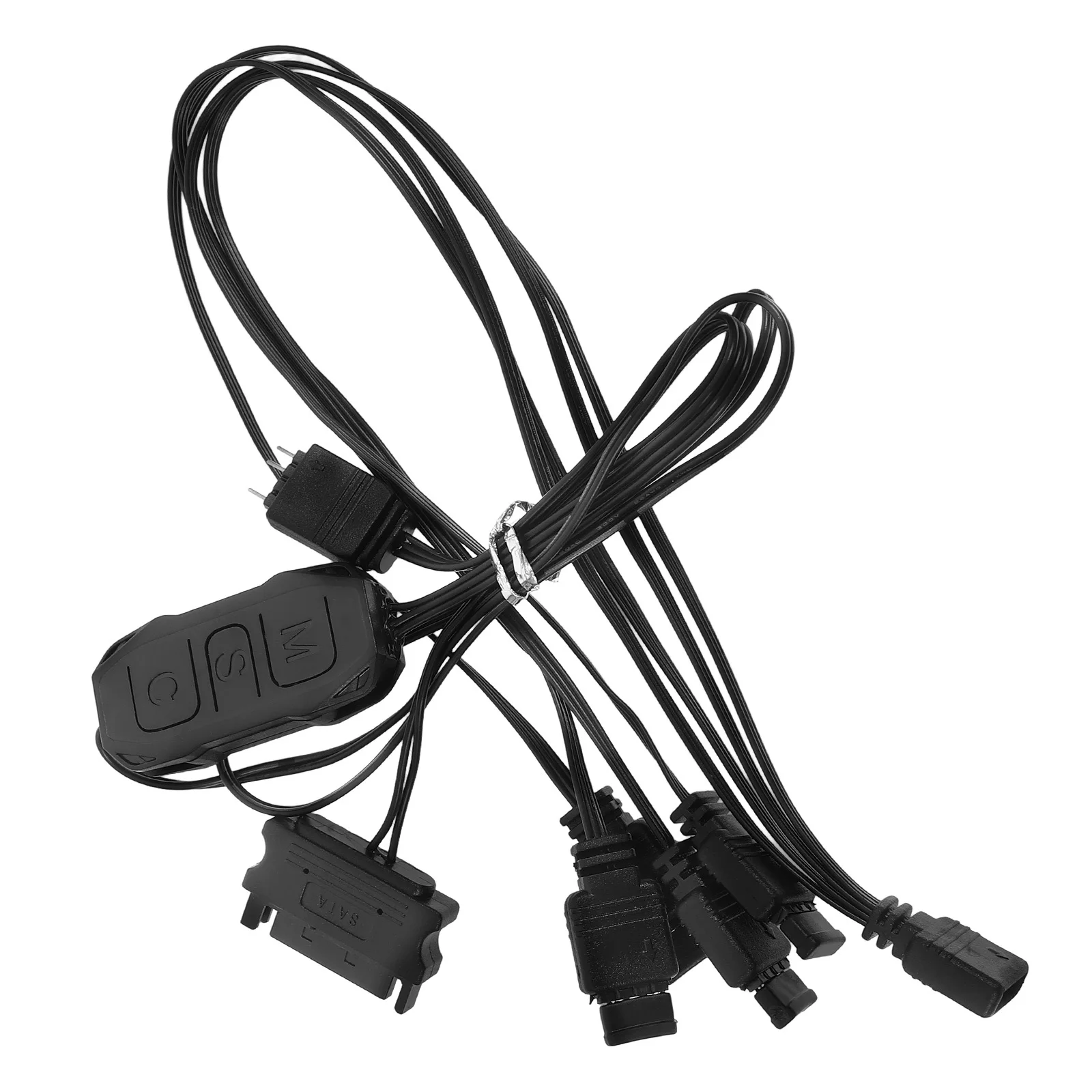 1 set 1 set controller RGB con adattatore LED indirizzabile multicanale per dock di espansione modding desktop da gioco per PC