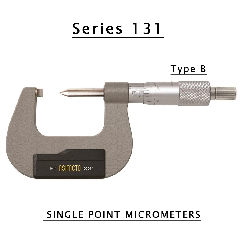 Germany ASIMETO Digital blade micrometers0-1 inch Single point measuring faces  Nuten-Mikrometer