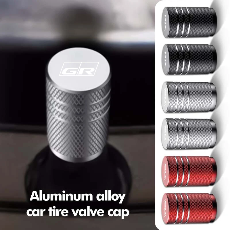 4 шт., крышка воздушного клапана для шин автомобиля, пылезащитная крышка для Toyota C-HR CHR Logo 2016 2017 2018 2019 2021 2022 Fortuner