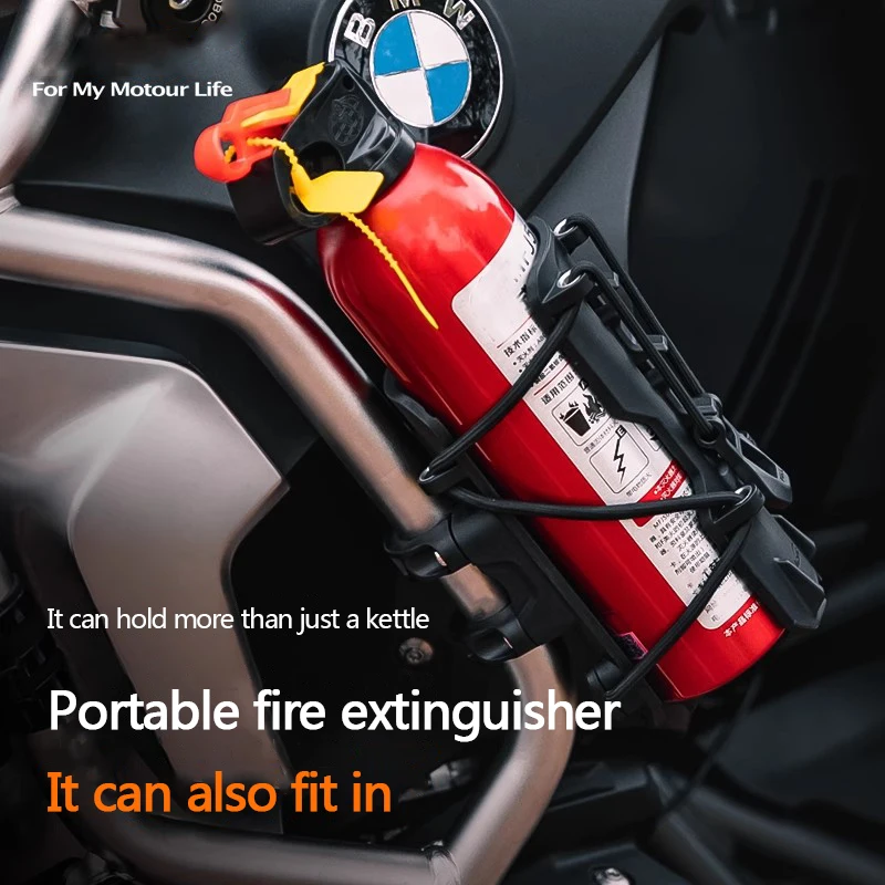 

Adjustable motorcycle water bottle stand, quick release for motorcycle travel without drilling, safety guard bar water cup stand