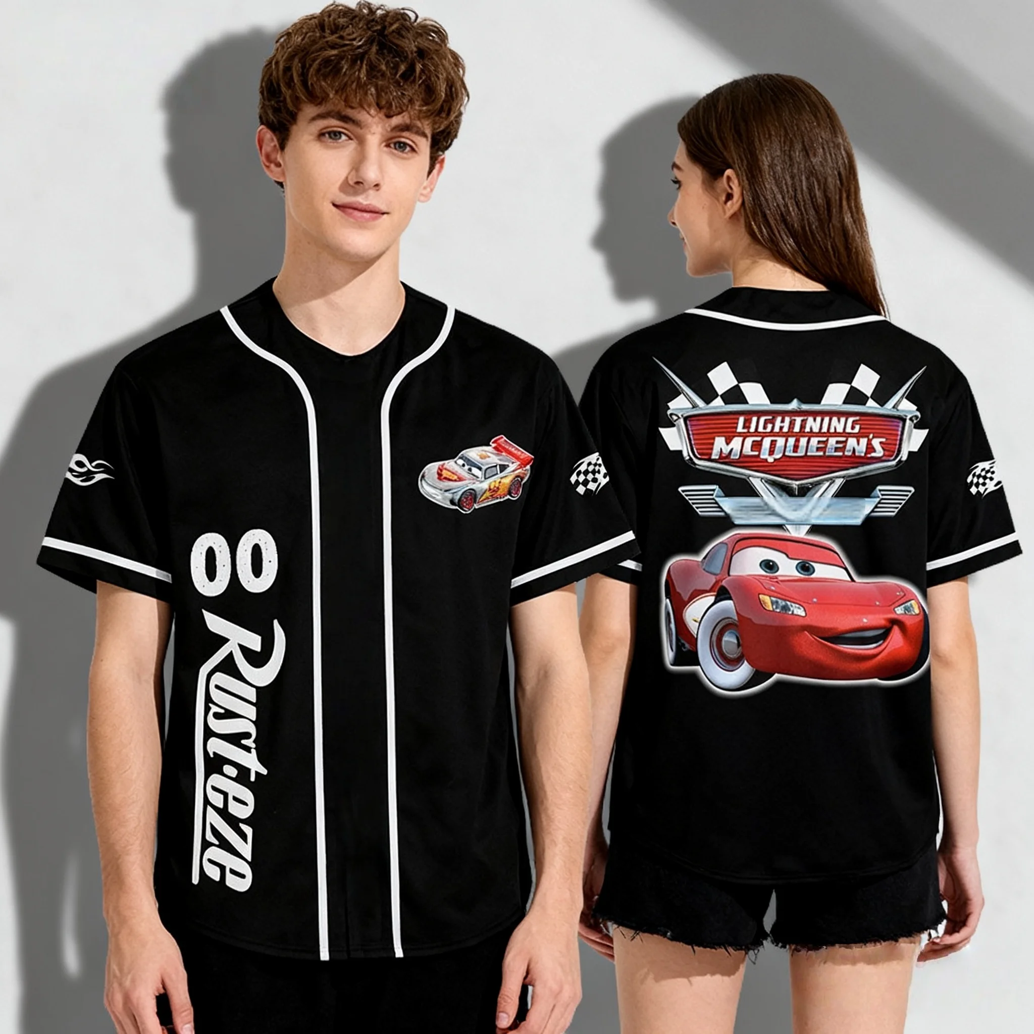 ديزني الرسوم المتحركة الطبعة التذكارية سلسلة Big Hero 6 الصيف البيسبول سترة المتضخم للأطفال الوالدين والطفل تي شيرت #3