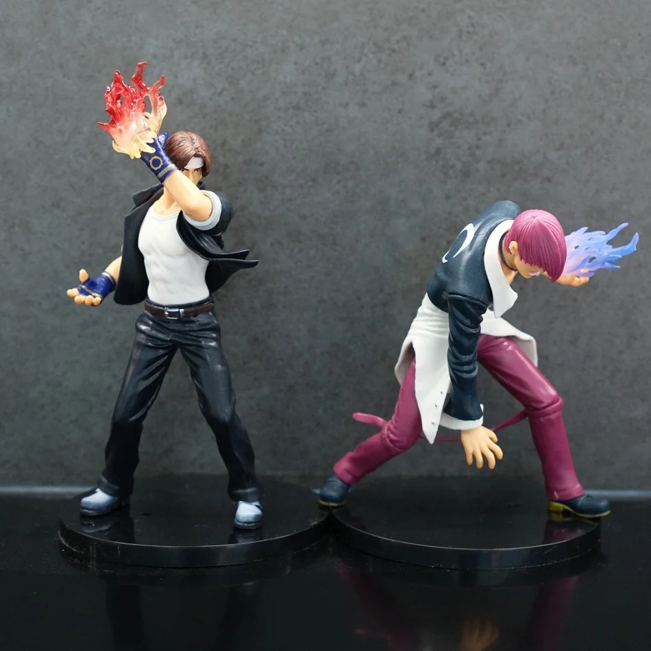 

18 см The King of Fighters '98 SNK Аниме Фигурка Kyo Kusanagi Iori Yagami Фигурки Аркадная игра периферийные устройства Модель из ПВХ Игрушка в подарок