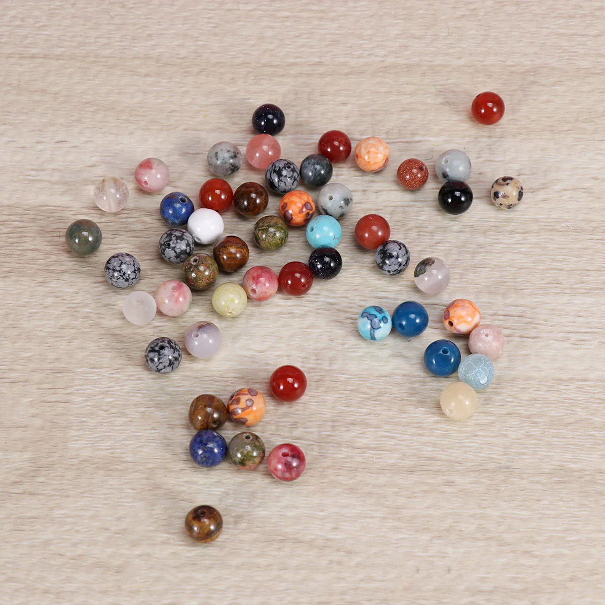 

Natural Stone Mixed Color Agates for Jewelry Making Gemstones Quartz Crystal Beads