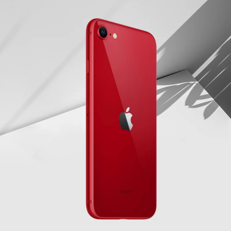 كاميرا Apple iPhone الأصلية غير مقفلة SE 2022 SE3 4.7 بوصة 4G RAM 64GB 12MP بصمة الإصبع 128GB 256GB ROM A15 شريحة بيونيك هاتف مستعمل