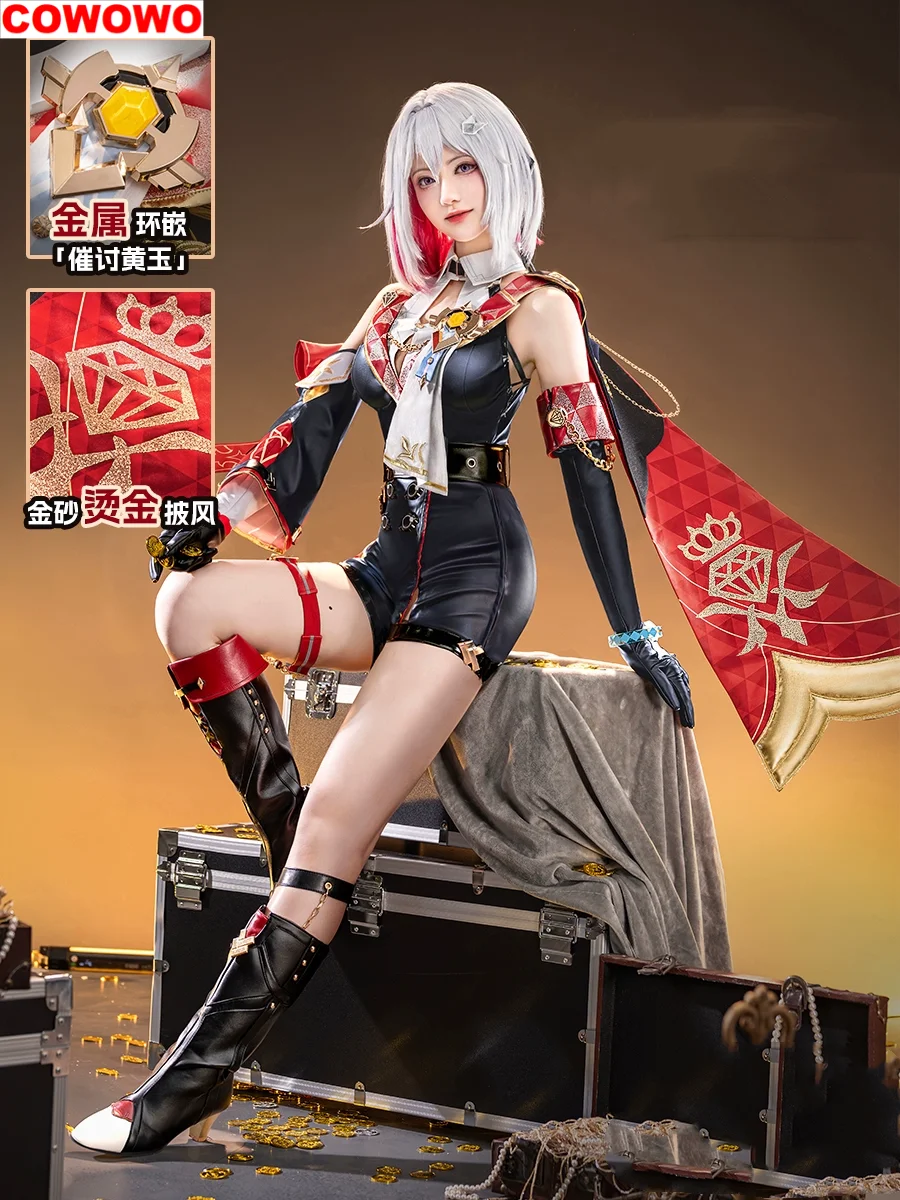 

COWOWO Honkai: Star Rail Topaz WOMEN cosplay costume Cos Game Anime Party Uniform Hallowen Play Role clothes Clothing