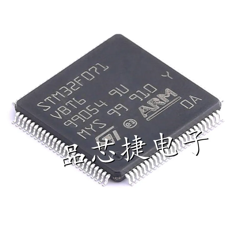 5pcs/Lot STM32F071VBT6 LQFP-100 Microcontroller ARM 32-Bit MCU, Up To 128KB Flash 12 Timers ADC DAC And Communication Interfaces