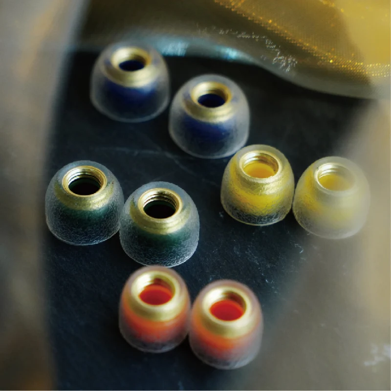 TANGZU Tang Sancai Noble Liquid Silicone Hybrid Eartips Brass Edition image 4