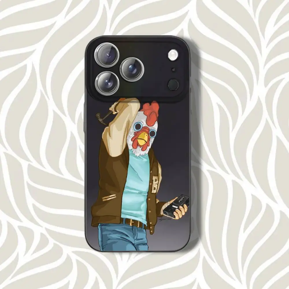 H-Hotline COOL M-MiamiS Phone Case For iPhone 16,14,11,17,13,15,12,Air,Plus,Pro,Max,E,Mini Grey Frosted for MagSafe Magnetic