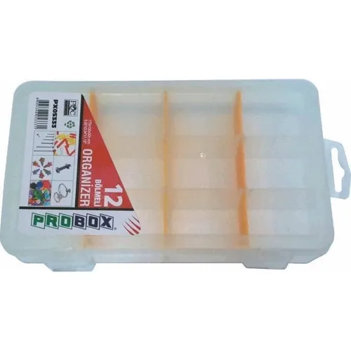 Probox 05333 Plastic Organizer Box (12 Compartments)