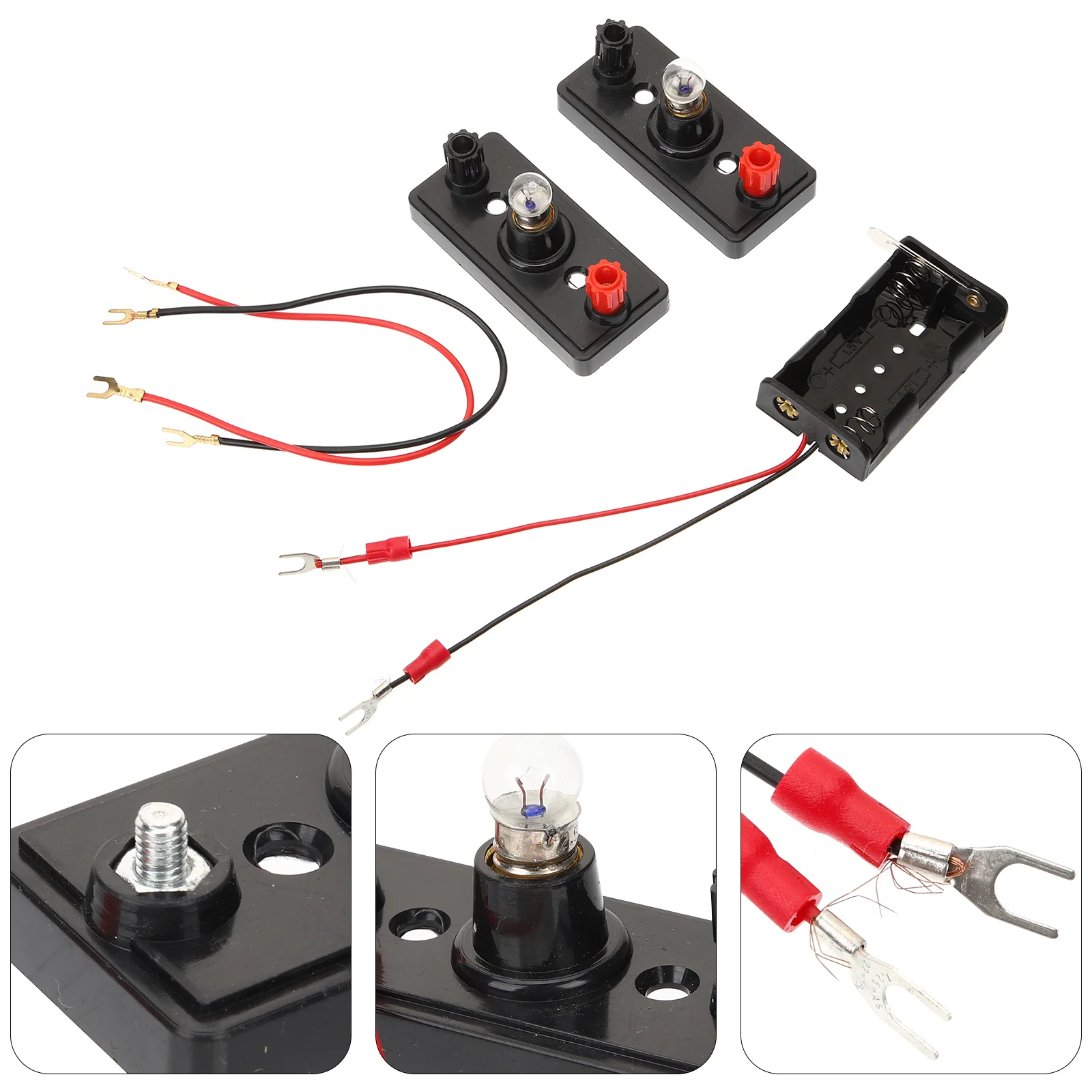 1Set Elektrische Schaltung Experiment Kit Robustes Material Einfach zu Bedienen DIY Wissenschaft Experiment für Kinder Bildung Stem Schaltung