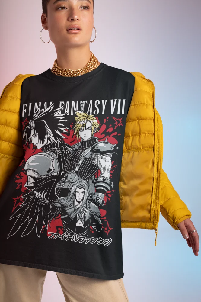 Final Fantasy VII Rebirth T-Shirt Vintage Retro Final Fantasy 7 Rebirth Shirt