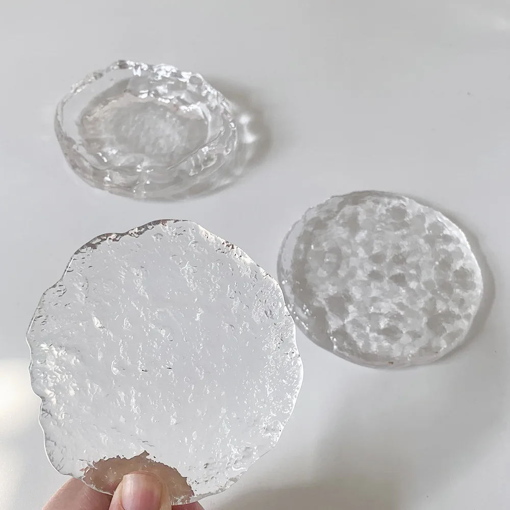 Shooting Props Glass Tea Coaster Crystal Tea Cup Decoration Photo Photography Background Props