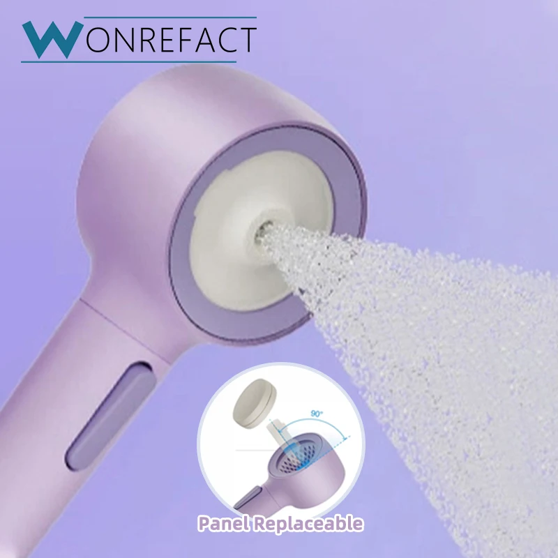 

Shower Head 2 Modes High Pressure Shower Heads With Handheld Detachable Filtered Showerhead Bathroom Accessories