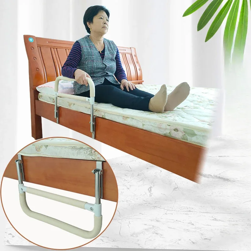 ,Multi-function Bed Handrail for The Elderly To Get Up Can Be Folded Guardrail Beside Anti-fall Railings Banisters