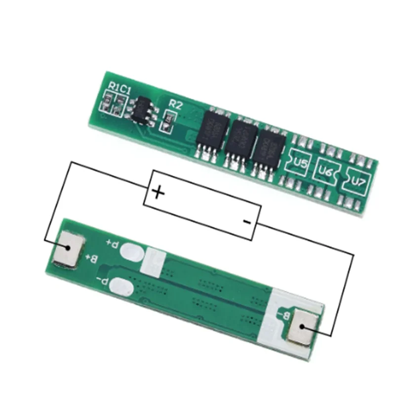 1S 7.5A 10A 15A 3.7V Li-ion 3 4 6MOS BMS PCM Battery Protection Board PCM for 18650 Lithium Lion Battery