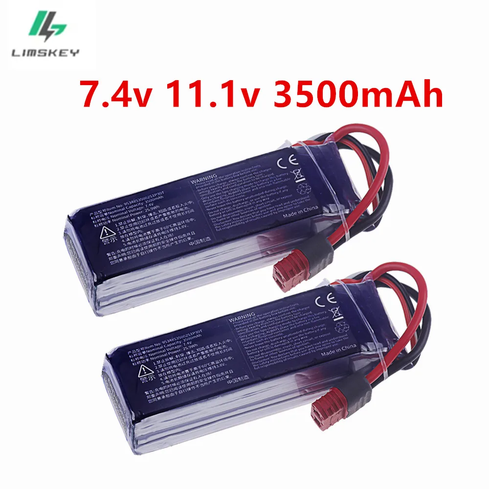 2S 7.4V/3S 11.1V 3500mAh Lipo battery For MJX Hyper Go 12212/14303/14304/14211/16207/16208/16209 truck parts RC brushless
