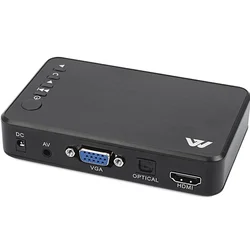 Lettore multimediale HDD 1080P lettore multimediale Hdd esterno USB con supporto SD VGA MKV H.264 RMVB lettore multimediale WMV per auto HDDK6