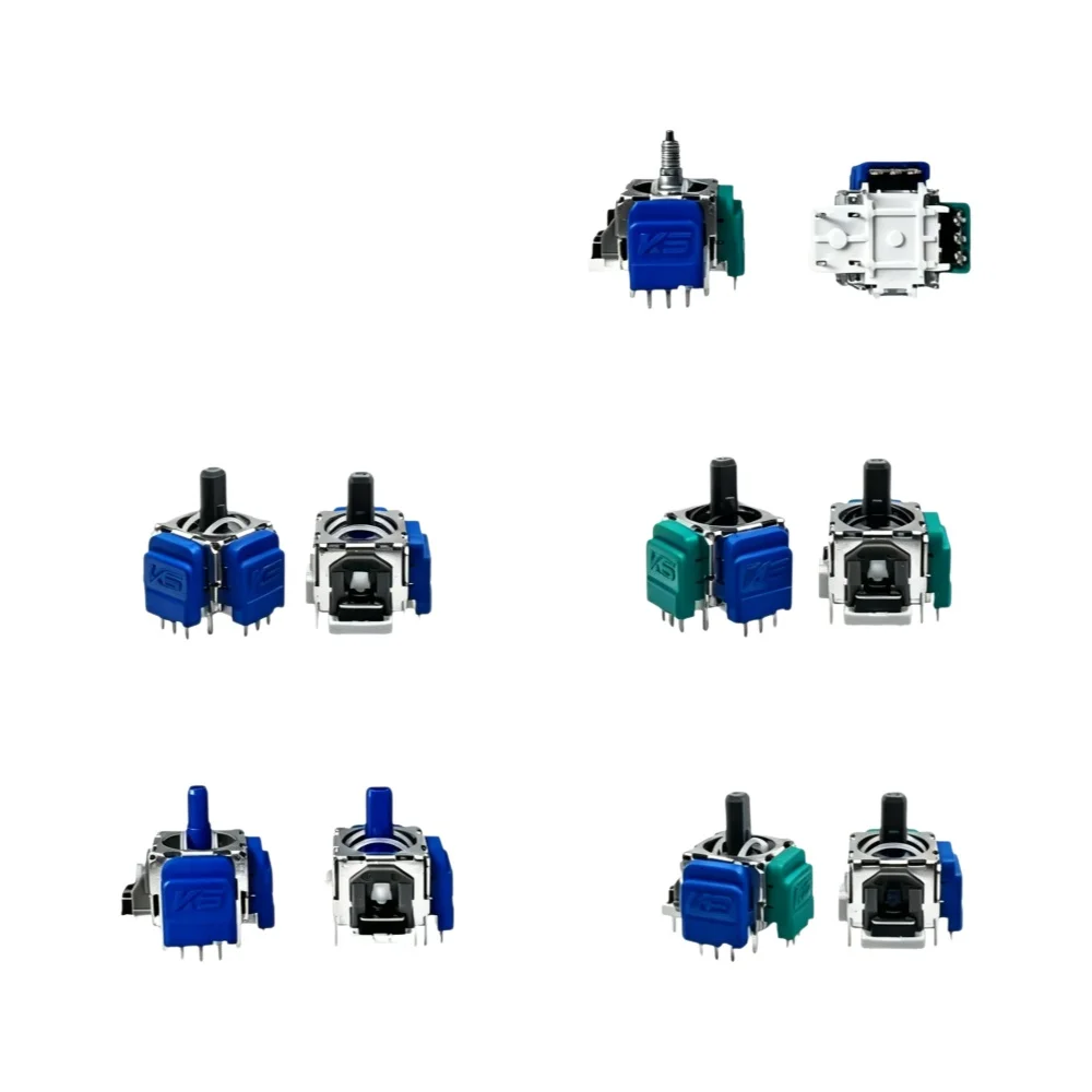10 SZT./20 SZT. GINFULL TMR Elektromagnetyczny Joystick do Gamepada PS5, 3D Analogowy Moduł Czujnika Dżojstika do PS4 i Kontrolera Xbox One — 2